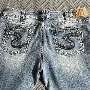 Women’s silver jeans size 36/35